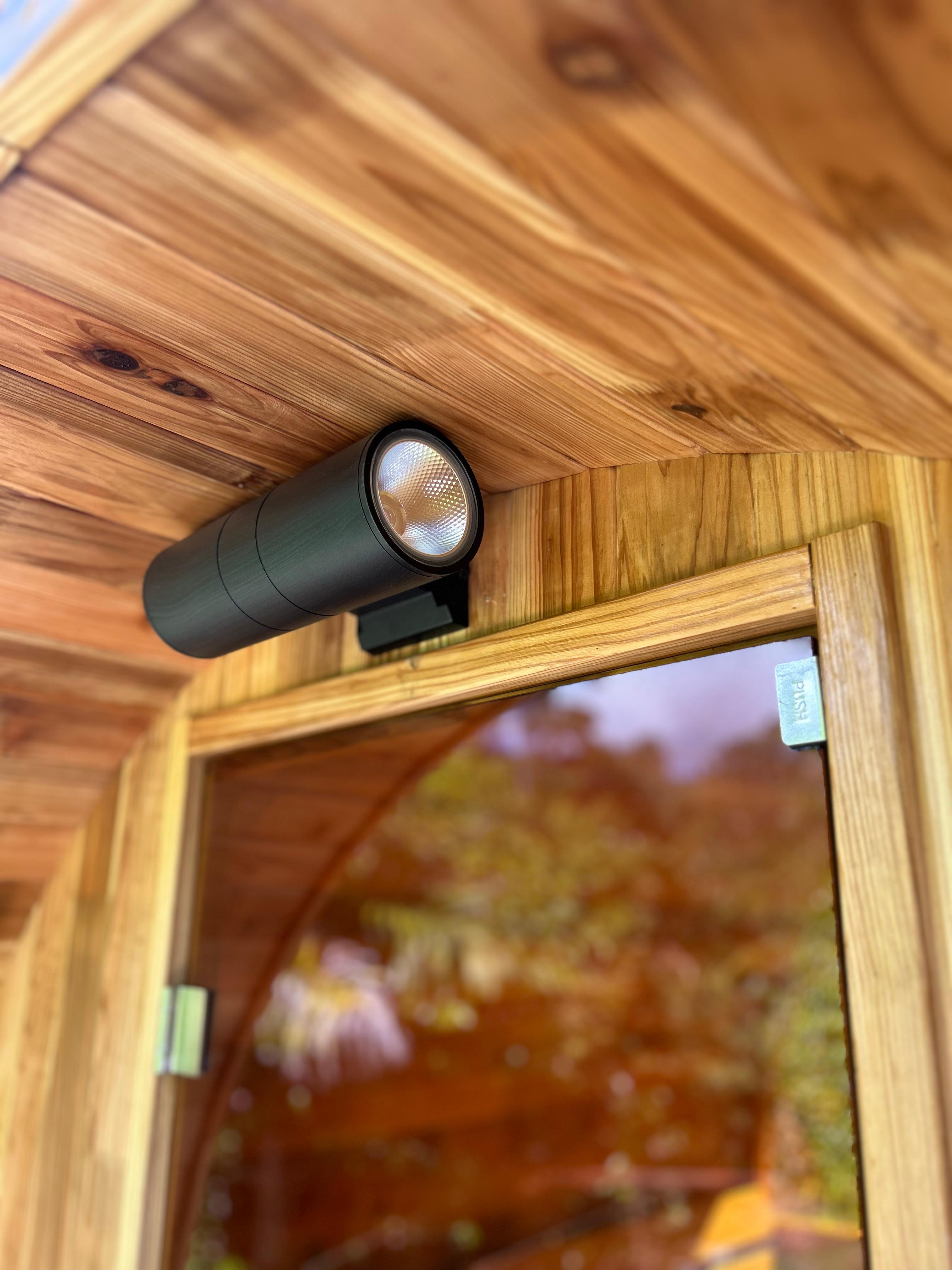 Modelo exterior redondo | Sauna 4 personas