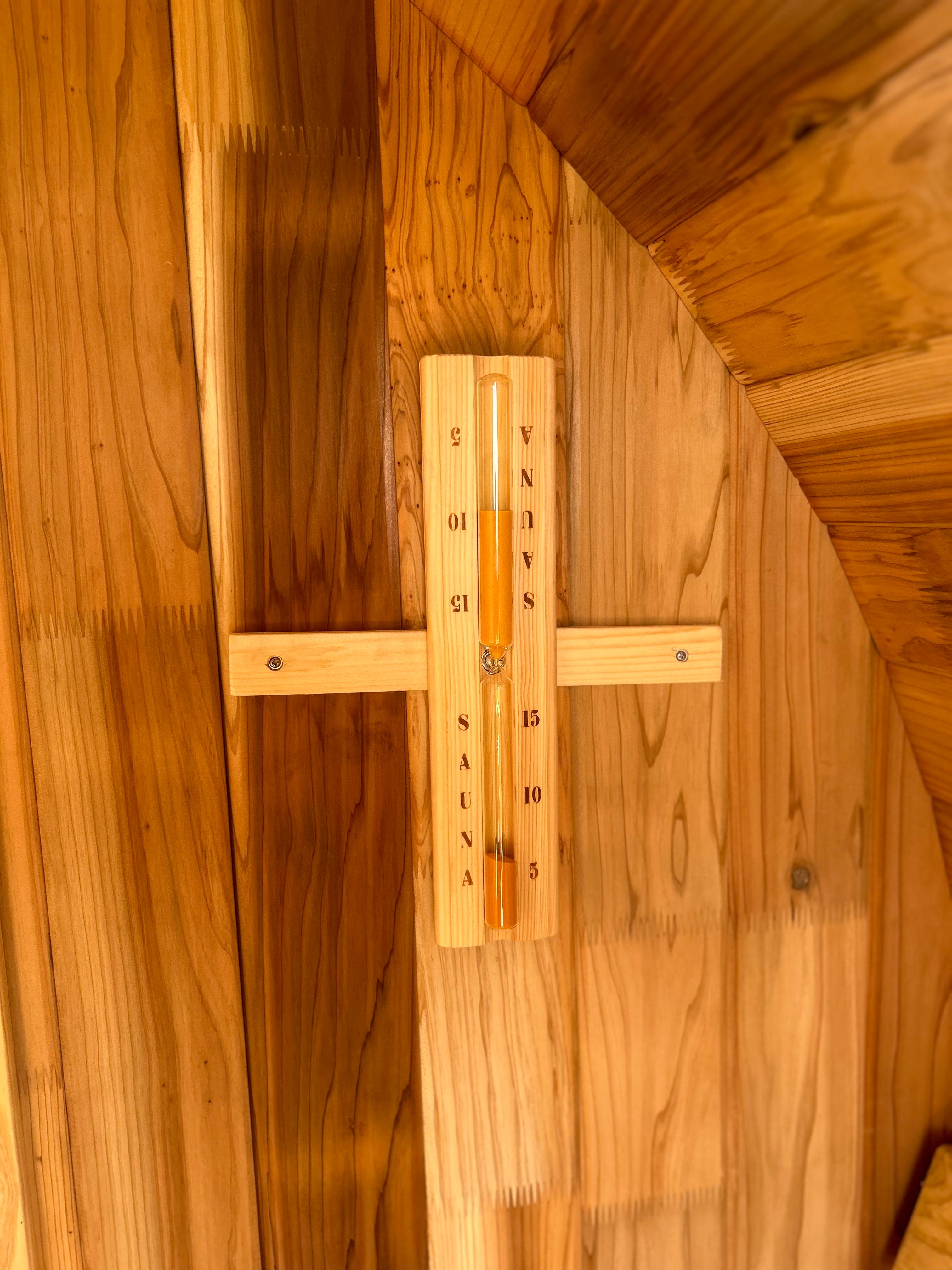 Modelo exterior redondo | Sauna 4 personas